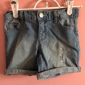 justice girls jean shorts